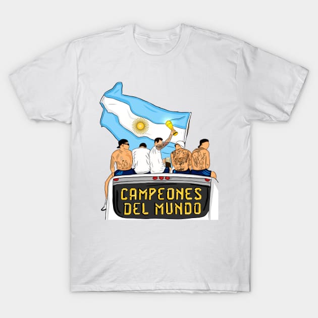 vamo vamo campeones T-Shirt by artistbarcagirl